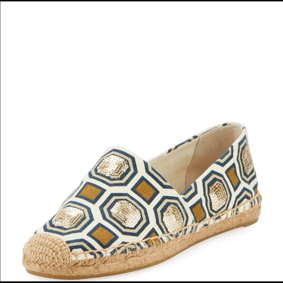 Tory Burch Cecily Sequin Embellished Espadrille - Picture 1 of 6